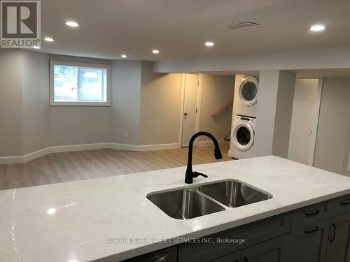 Lower - 277 East 34Th Street, Hamilton, ON - Indoor Photo Showing Kitchen With Double Sink