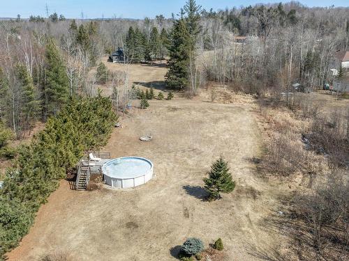 Exterior - 26 Ch. Des Renards-Blancs, L'Ange-Gardien, QC - Outdoor With Above Ground Pool With View