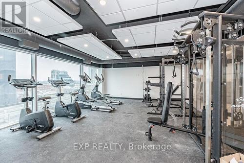 3503 - 60 Frederick Street, Kitchener, ON - Indoor Photo Showing Gym Room