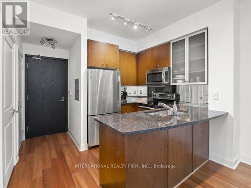 101 - 21 Scollard Street, Toronto, ON - Indoor Photo Showing Kitchen With Stainless Steel Kitchen With Double Sink