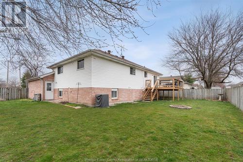 499 Gaylord Avenue, Lasalle, ON - Outdoor With Backyard