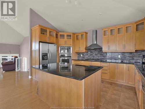 144 Meconi Court, Lakeshore, ON - Indoor Photo Showing Kitchen With Stainless Steel Kitchen With Upgraded Kitchen