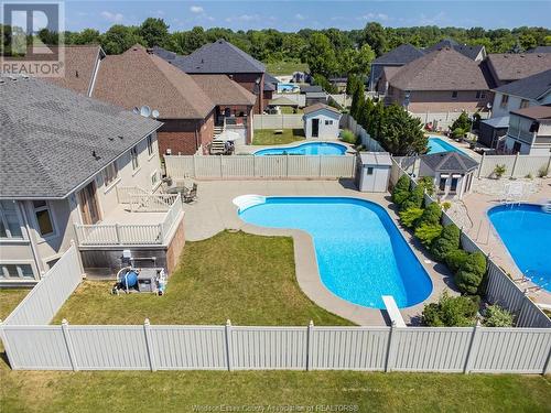 144 Meconi Court, Lakeshore, ON - Outdoor With In Ground Pool With Deck Patio Veranda With Backyard