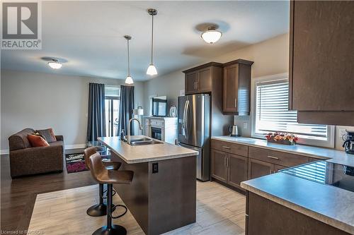 411 Mary Rose Avenue, Port Elgin, ON - Indoor Photo Showing Kitchen With Double Sink