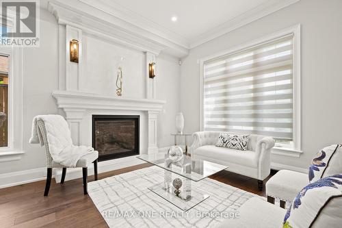 14 Clemson Crescent, Vaughan, ON - Indoor Photo Showing Living Room With Fireplace