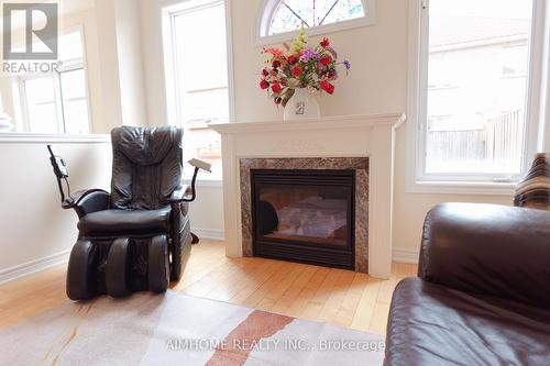 15 Florelle Dr, Markham, ON - Indoor Photo Showing Living Room With Fireplace