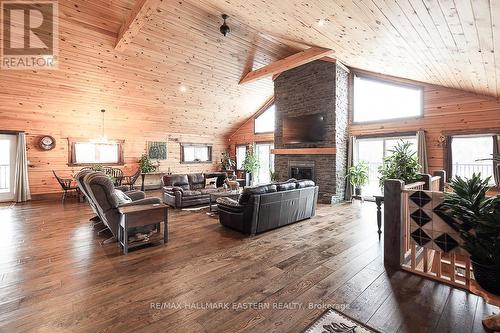 493 Bateman Road, Stirling-Rawdon, ON - Indoor Photo Showing Living Room With Fireplace