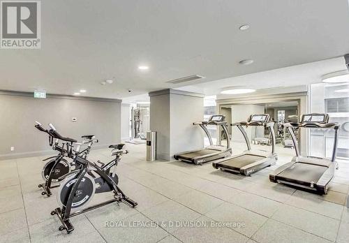 #703 -188 Cumberland St, Toronto, ON - Indoor Photo Showing Gym Room