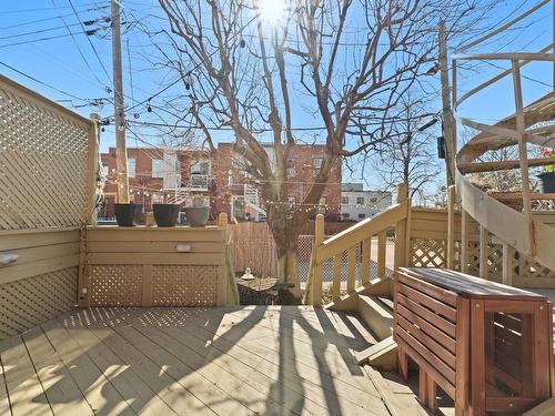 Backyard - 5860  - 5862 Rue De Toulouse, Montréal (Mercier/Hochelaga-Maisonneuve), QC - Outdoor With Deck Patio Veranda
