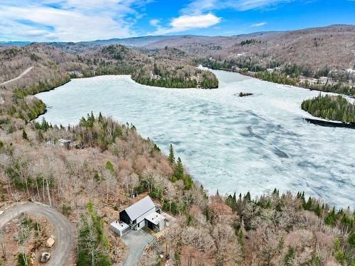 Aerial photo - 77 Ch. De La Chapelle, Saint-Adolphe-D'Howard, QC - Outdoor With Body Of Water With View