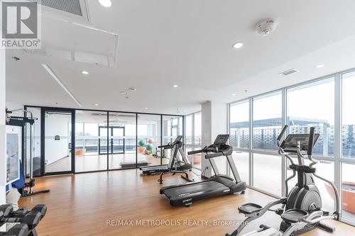 #1510 -60 Charles St W, Kitchener, ON - Indoor Photo Showing Gym Room