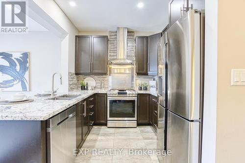 63 John Frederick Dr, Hamilton, ON - Indoor Photo Showing Kitchen With Stainless Steel Kitchen With Upgraded Kitchen