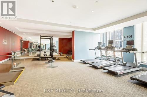 #1410 -3975 Grand Park Dr, Mississauga, ON - Indoor Photo Showing Gym Room