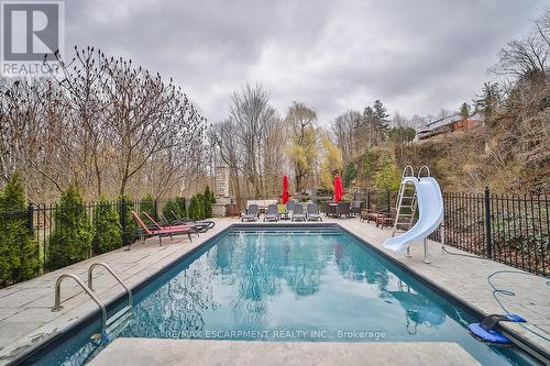 4028 Millar Crescent, Burlington, ON - Outdoor With In Ground Pool