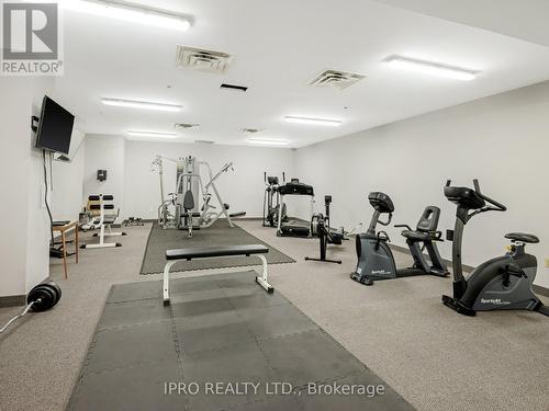 #1101 -20 Mcfarlane Dr, Halton Hills, ON - Indoor Photo Showing Gym Room