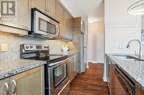 #1106 -1 Hurontario St, Mississauga, ON - Indoor Photo Showing Kitchen With Stainless Steel Kitchen With Upgraded Kitchen