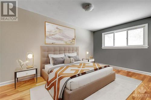 Main Primary-Virtually Staged - 2564 Severn Avenue, Ottawa, ON - Indoor Photo Showing Bedroom