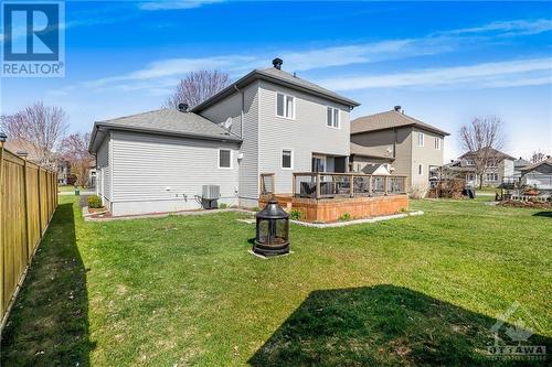13 Bellefeuille Street, Limoges, ON - Outdoor With Deck Patio Veranda With Backyard With Exterior