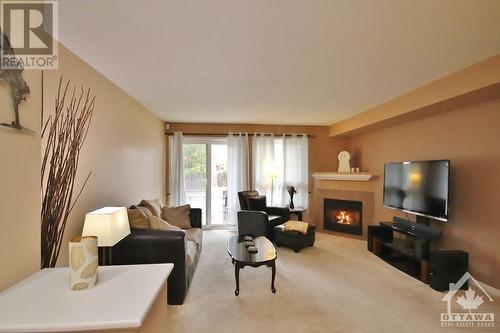 835 Longfields Drive, Ottawa, ON - Indoor Photo Showing Living Room With Fireplace