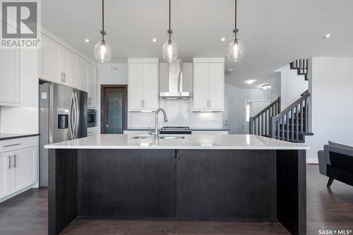 5024 Cornell Gate, Regina, SK - Indoor Photo Showing Kitchen With Upgraded Kitchen