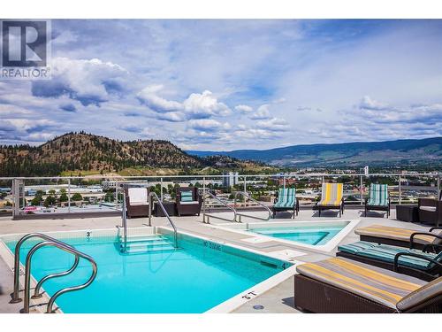 2040 Springfield Road S Unit# 1203, Kelowna, BC - Outdoor With In Ground Pool With View