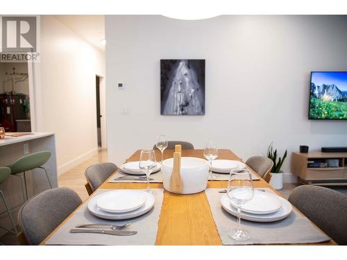 1701 Coursier Avenue Unit# 3407, Revelstoke, BC - Indoor Photo Showing Dining Room