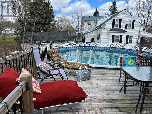 18 Rose Street, St. Stephen, NB - Outdoor With Above Ground Pool