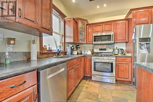 1472 Everts Avenue, Windsor, ON - Indoor Photo Showing Kitchen With Double Sink