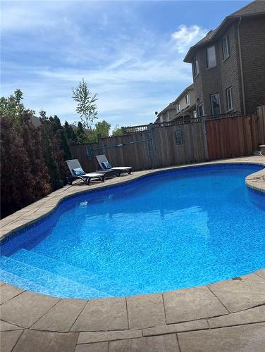 103 Bocelli Crescent, Hamilton, ON - Outdoor With In Ground Pool With Backyard