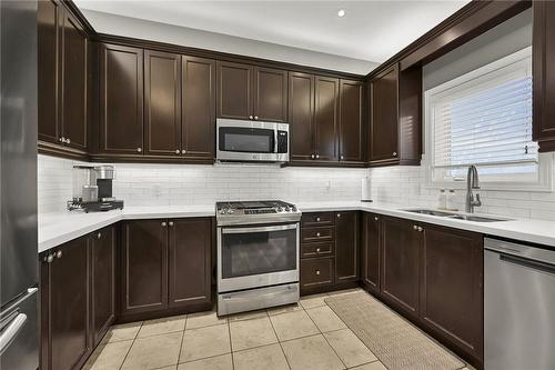 103 Bocelli Crescent, Hamilton, ON - Indoor Photo Showing Kitchen With Double Sink