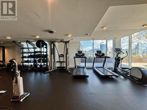 1111 Richards Street, Vancouver, BC - Indoor Photo Showing Gym Room