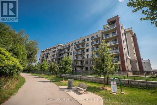 214 - 125 Shoreview Place, Hamilton, ON - Outdoor With Balcony With Facade