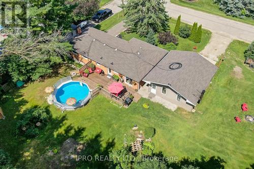 381 Cummings Crescent, Centre Wellington, ON - Outdoor With Above Ground Pool With View