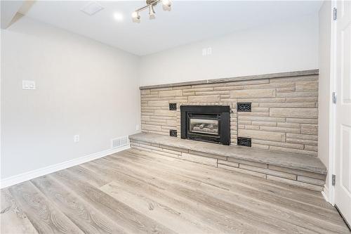 38 Dunkirk Drive, Hamilton, ON - Indoor Photo Showing Living Room With Fireplace