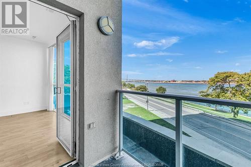 1225 Riverside Drive West Unit# 303, Windsor, ON - Outdoor With Body Of Water With Balcony With View With Exterior