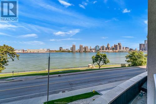 1225 Riverside Drive West Unit# 303, Windsor, ON - Outdoor With Body Of Water With View