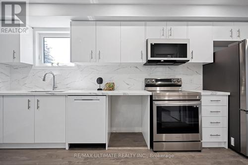 Lower - 25 Twinberry Crescent, Vaughan, ON - Indoor Photo Showing Kitchen With Upgraded Kitchen