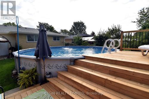 58 Ponderosa Crescent, London, ON - Outdoor With Above Ground Pool With Exterior