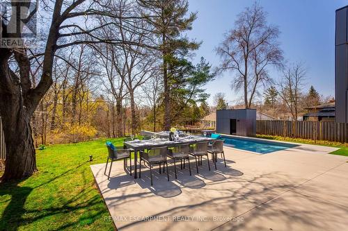 5008 Spruce Ave, Burlington, ON - Outdoor With In Ground Pool With Backyard