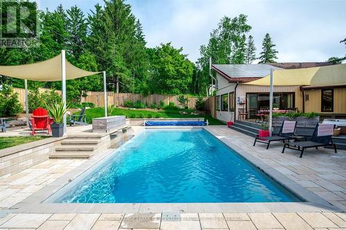 70 Moorecraig Rd, Peterborough, ON - Outdoor With In Ground Pool With Deck Patio Veranda With Backyard