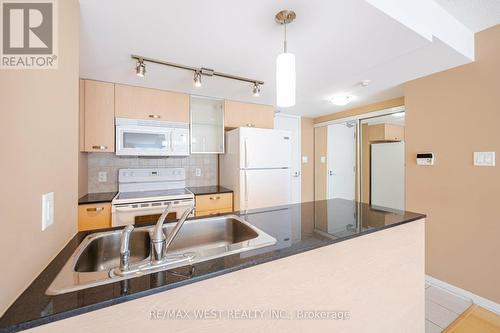 1306 - 38 Grenville Street, Toronto, ON - Indoor Photo Showing Kitchen With Double Sink
