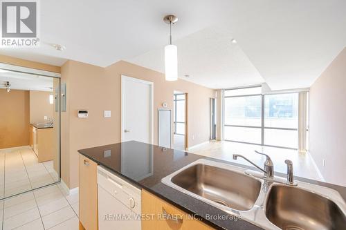 1306 - 38 Grenville Street, Toronto, ON - Indoor Photo Showing Kitchen With Double Sink