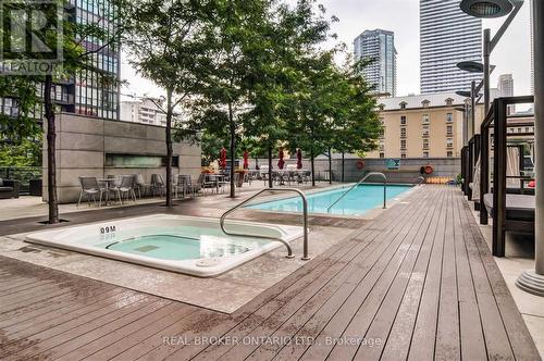 3903 - 110 Charles Street E, Toronto, ON - Outdoor With In Ground Pool With Deck Patio Veranda