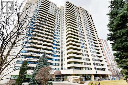 #1908 -75 Wynford Heights Cres, Toronto, ON - Outdoor With Balcony With Facade