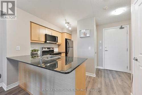 #518 -27 Rean Dr, Toronto, ON - Indoor Photo Showing Kitchen With Stainless Steel Kitchen With Double Sink