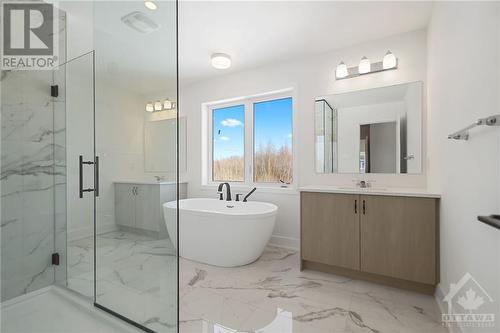 This home has not been built yet. Images shown are to showcase builder finishes. - 466 Brigatine Avenue, Ottawa, ON - Indoor Photo Showing Bathroom