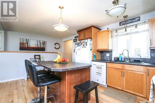 38 Redwood Drive, Yorkton, SK - Indoor Photo Showing Kitchen With Double Sink