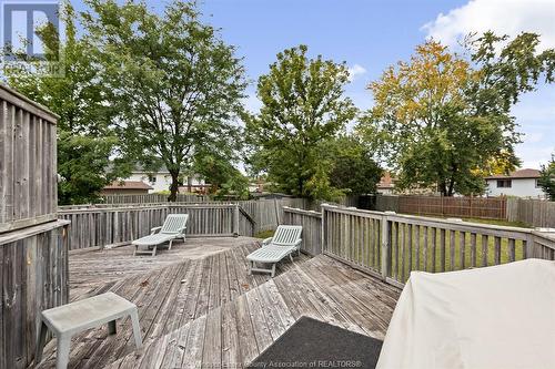 3438 Treeline Court, Windsor, ON - Outdoor With Deck Patio Veranda With Exterior