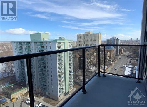 560 Rideau Street Unit#1207, Ottawa, ON - Outdoor With Balcony With View