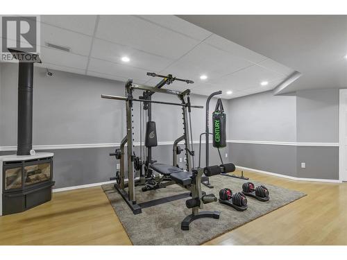 6725 Foothills Drive, Vernon, BC - Indoor Photo Showing Gym Room